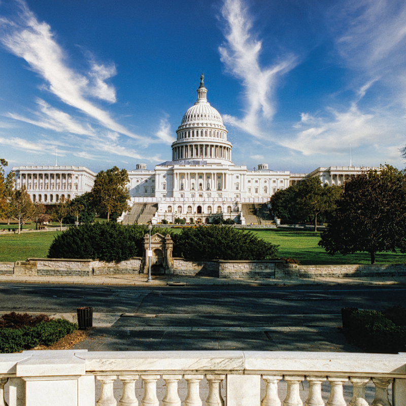 The United States Capitol in Washington DC